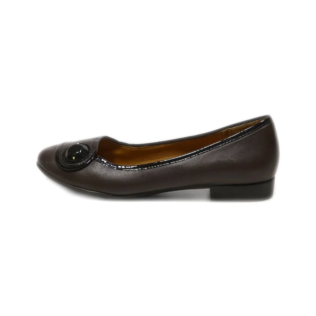 Gabor Comfort Loafers Leather Beige Colour For Women