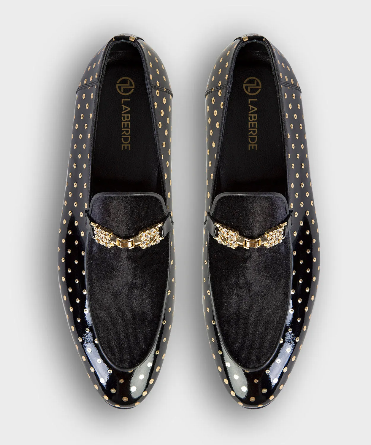 Gold Polkadot Shoes