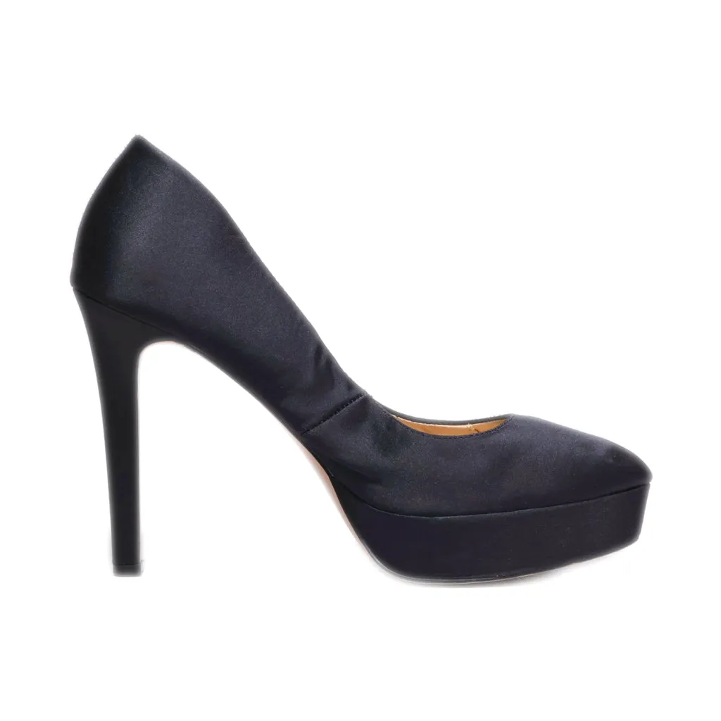 H&M High-Heel Shoes Fabric Black Colour For Women