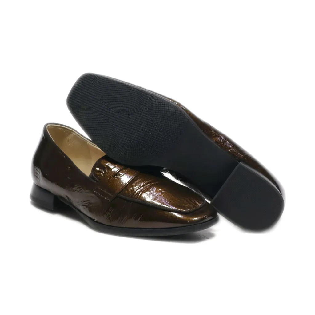 Hassia Loafers Leather Brown Colour For Men