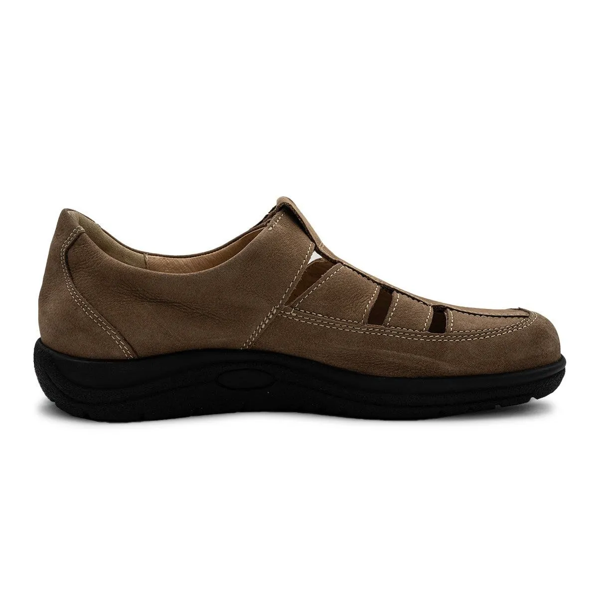 Helvesko Casual Shoes Leather Brown Colour For Men