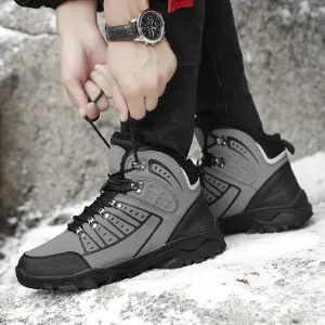 High Top Plush Outdoor Hiking Shoes