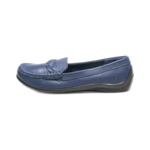 Hotter Selena Loafers Leather Blue Colour For Women