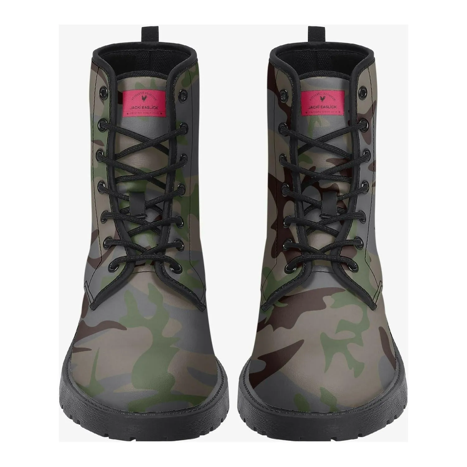 Jacki Easlick Trendy Camo Leather Boots