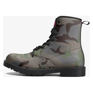 Jacki Easlick Trendy Camo Leather Boots