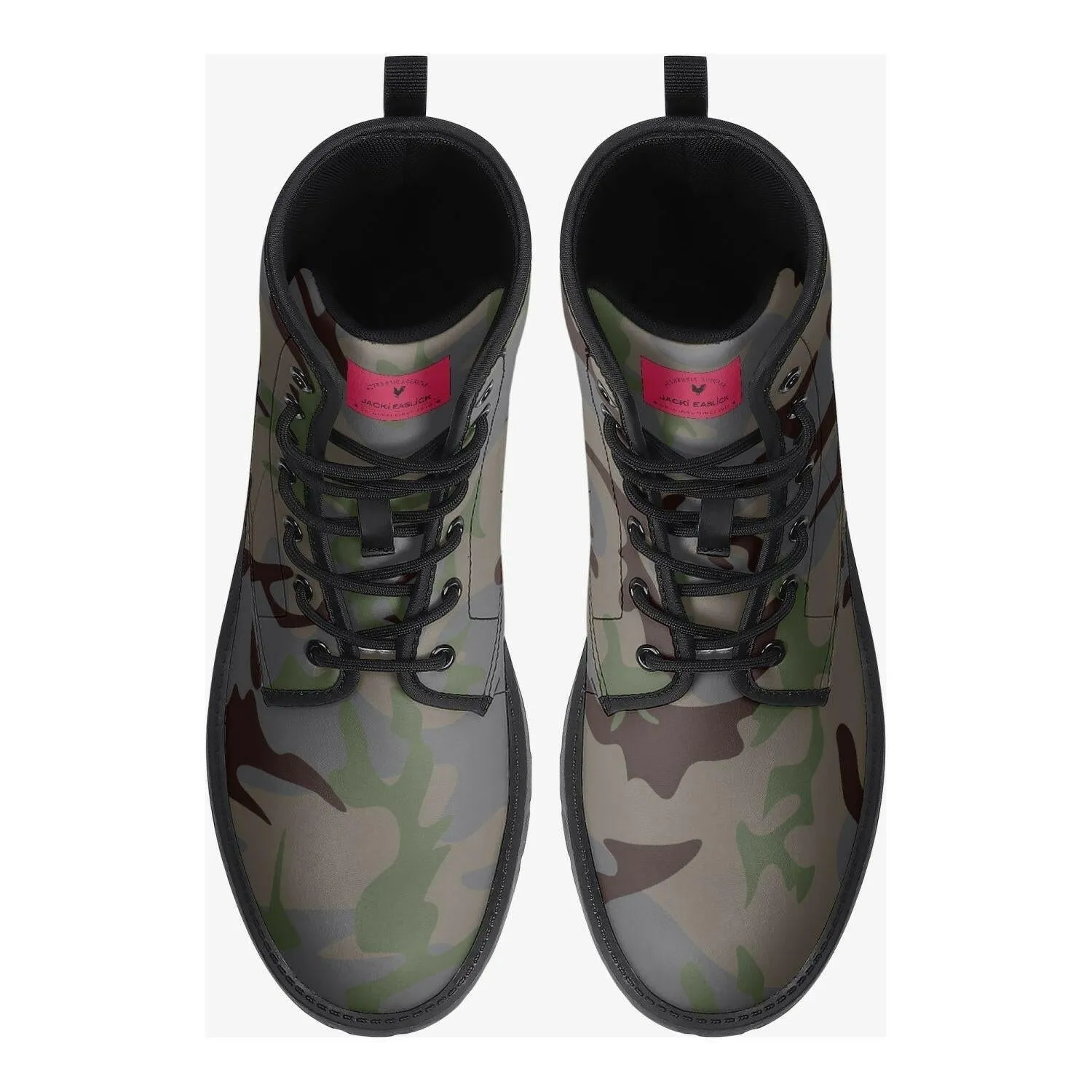 Jacki Easlick Trendy Camo Leather Boots