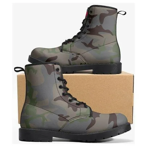 Jacki Easlick Trendy Camo Leather Boots