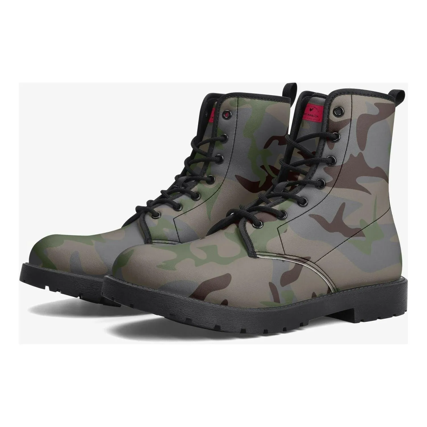 Jacki Easlick Trendy Camo Leather Boots