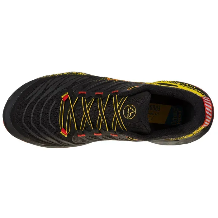 La Sportiva Akasha II Mens Trail Running Shoe - Black/Yellow