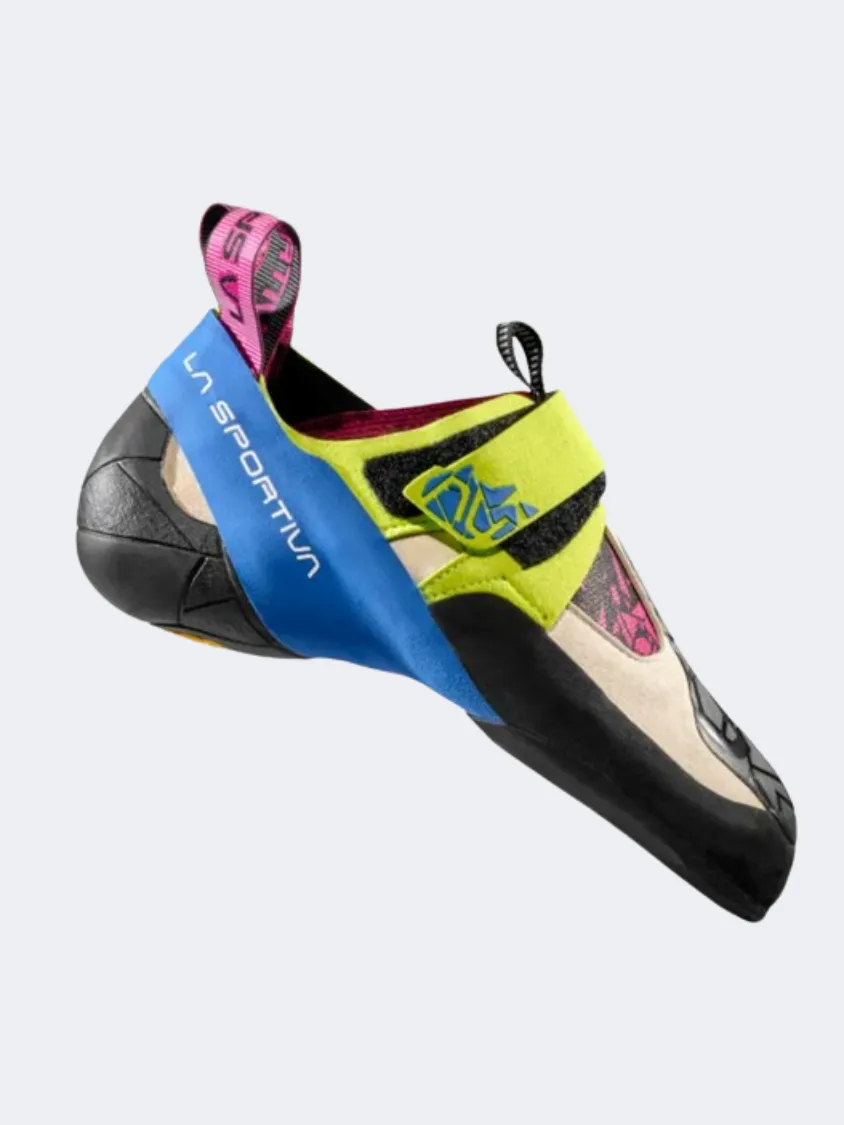 La Sportiva Skwama Women Climbg Shoes Green/Cobalt Blue