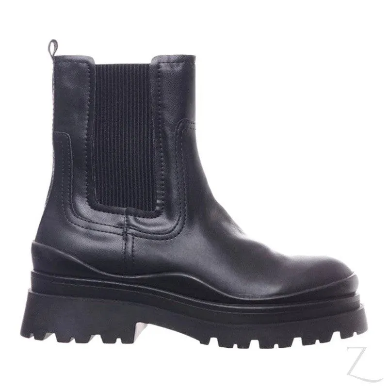 Ladies Chunky Ankle Boots | Track Outsole | "SIA"