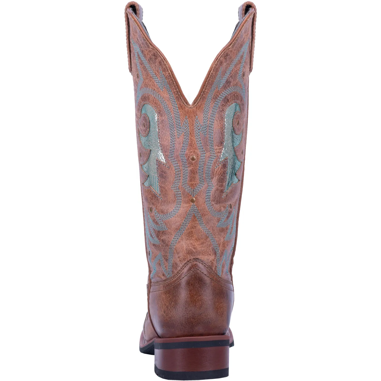 'Laredo' Women's 12" Aquarius Western Square Toe - Brown