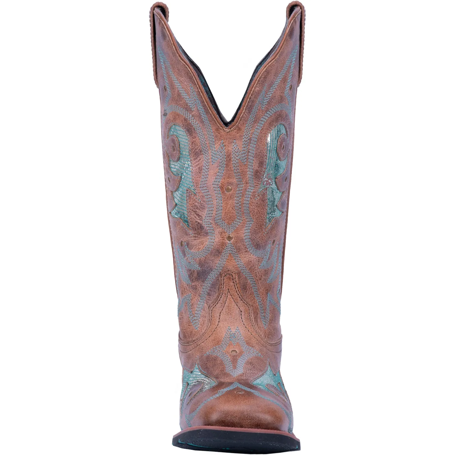 'Laredo' Women's 12" Aquarius Western Square Toe - Brown