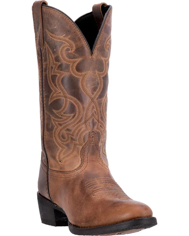 Laredo Womens Distressed Snip Toe Western Boots Style 51112