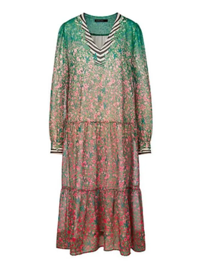 Marc Cain Collections Printed Boho Dress QC 21.02 W12 224 Y