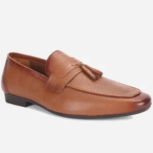 Men "ASTON" Leather Slide In Loafers Shoes