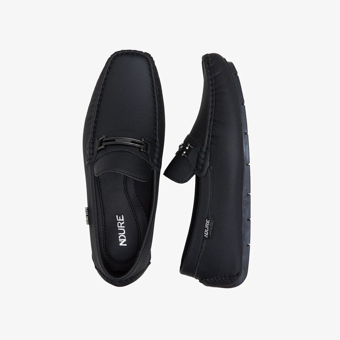 Men's Buckle Detail Loafers