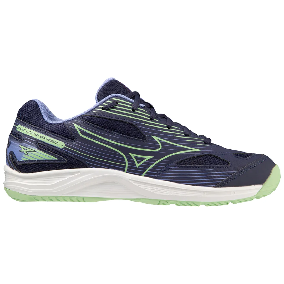 Mizuno Men's Cyclone Speed 4 - Evening Blue/Techno Green/Iolite