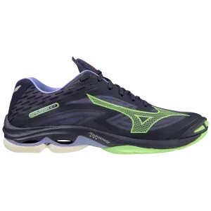 Mizuno Men's Wave Lighting Z7 - Evening Blue/Techno Green/Iolite