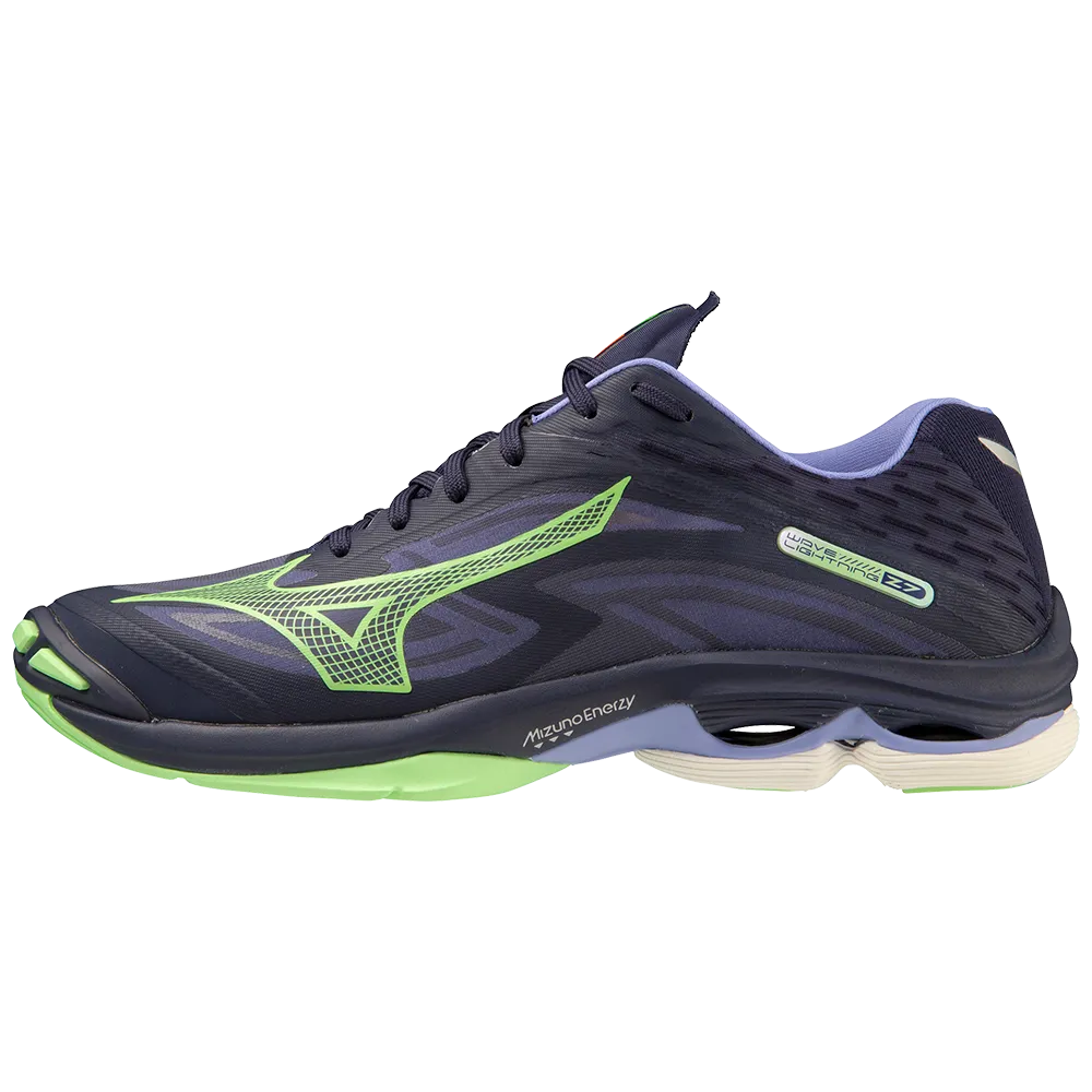 Mizuno Men's Wave Lighting Z7 - Evening Blue/Techno Green/Iolite