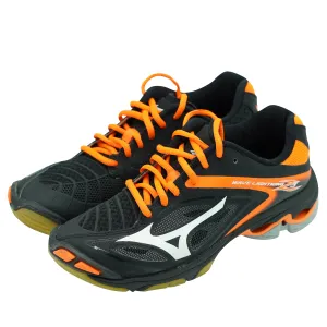 Mizuno Women's Wave Lightning Z3 Volleyball Athletic Shoes Black Orange Size 7.5