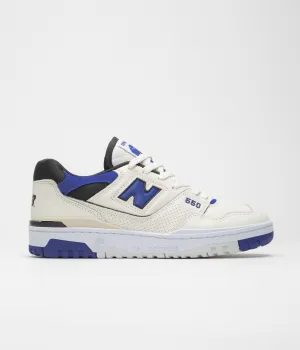 New Balance 550 Shoes - Sea Salt / Blue