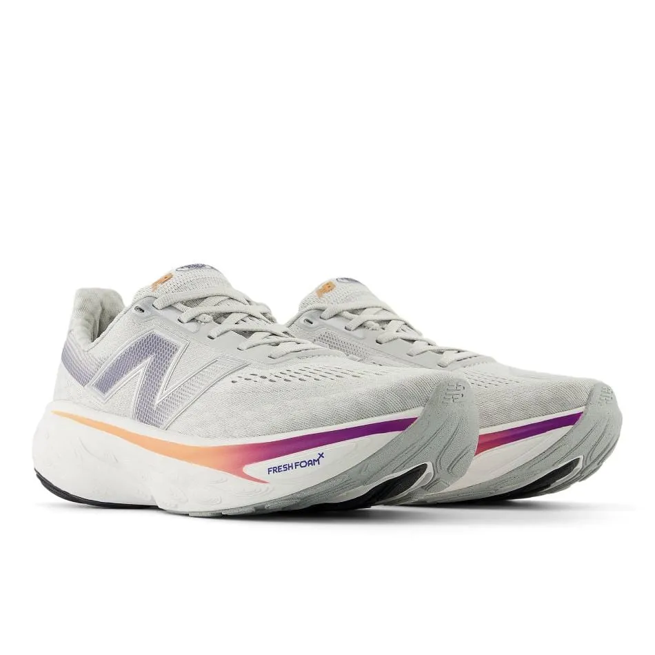 New Balance Women's 1080 v14 Running Shoes in Grey Matter/Silver Metallic