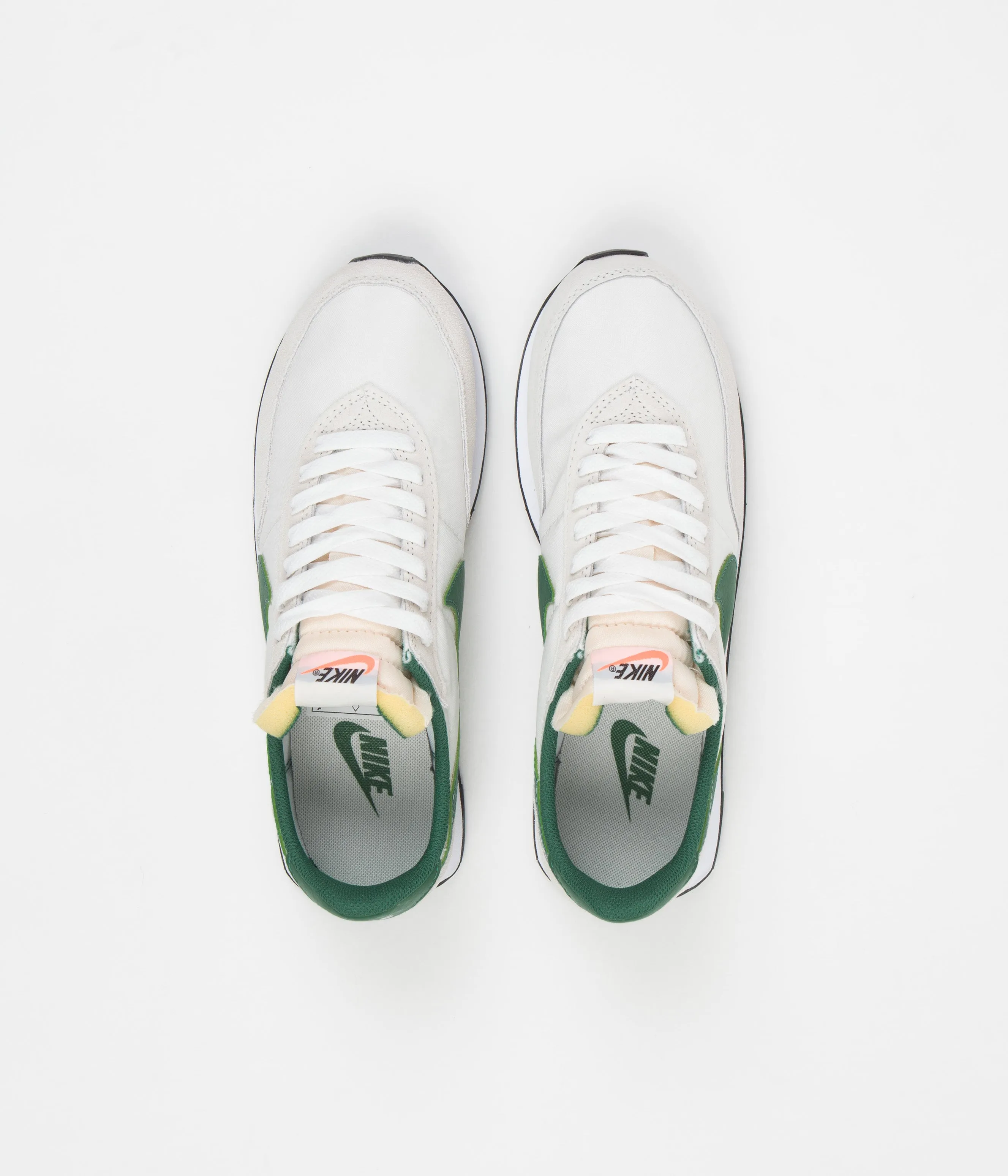 Nike Waffle Trainer 2 Shoes - Phantom / Malachite - White - Black