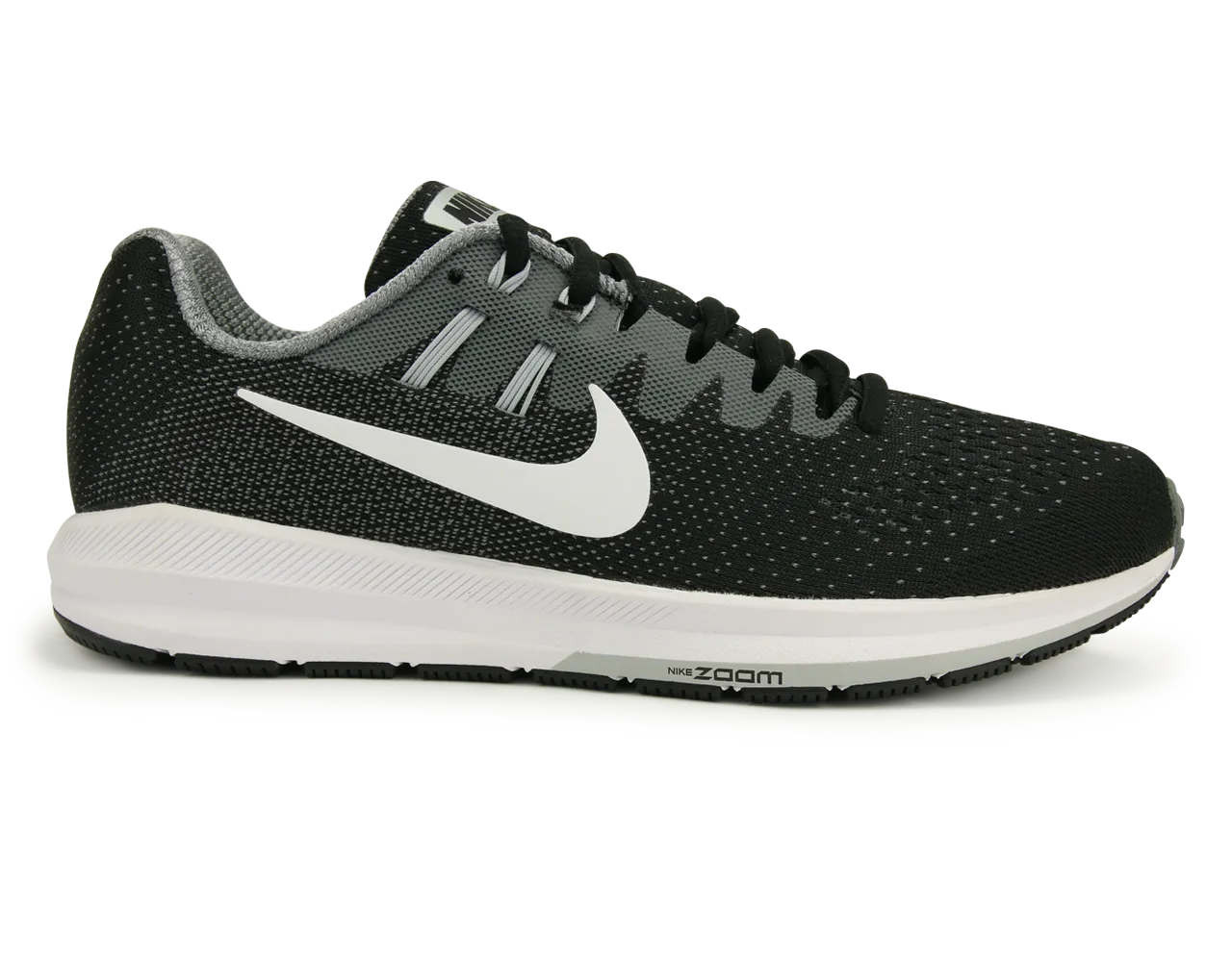 Nike Women's Air Zoom Structure Running Shoes Black/Cool Grey