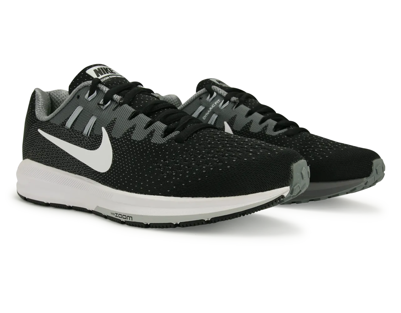 Nike Women's Air Zoom Structure Running Shoes Black/Cool Grey