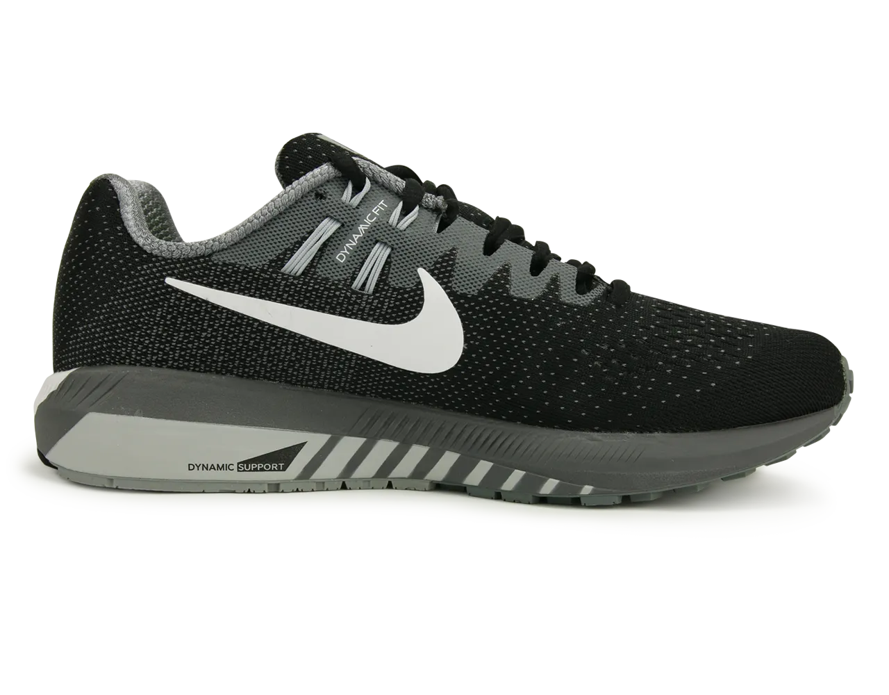 Nike Women's Air Zoom Structure Running Shoes Black/Cool Grey