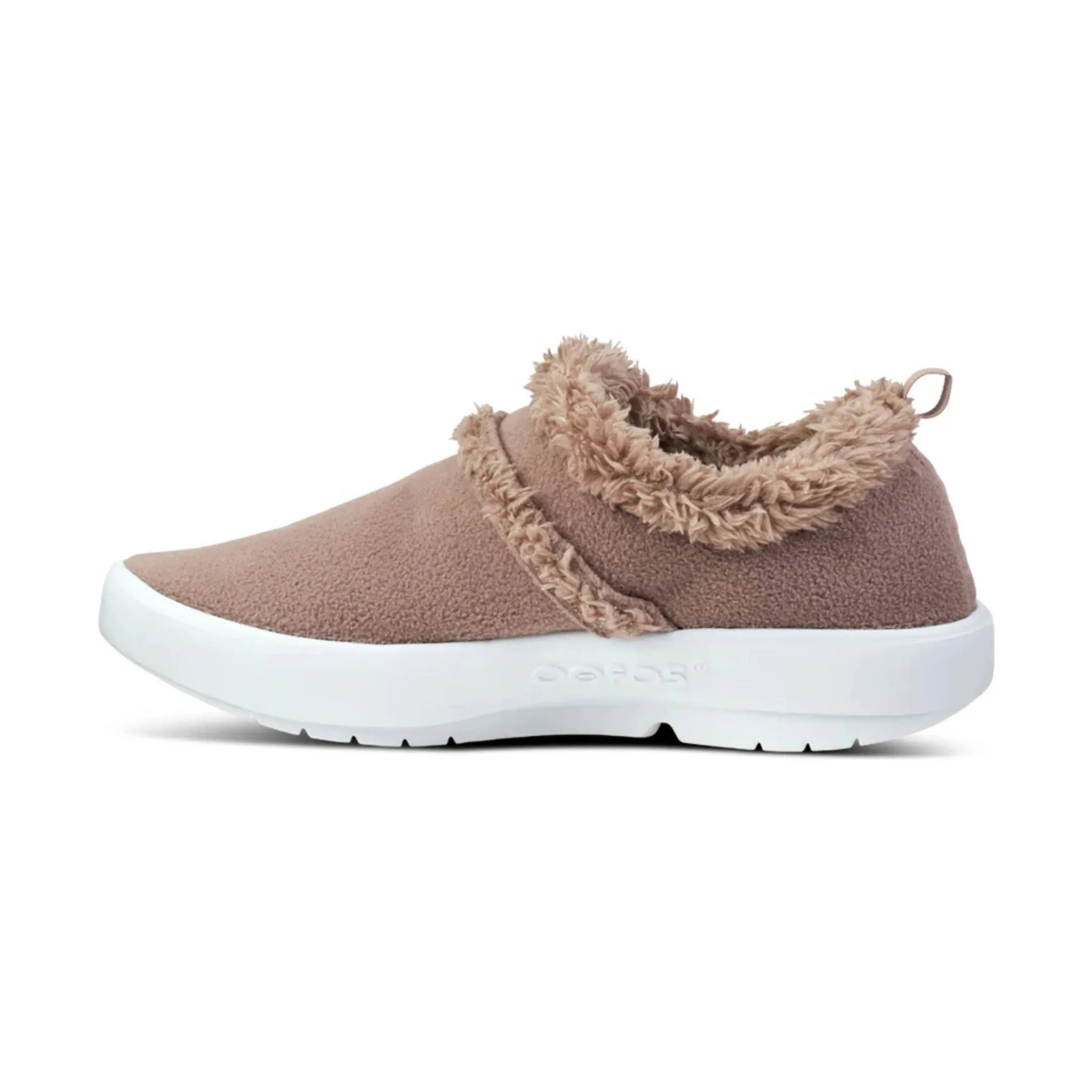 OOfos Women's OOcoozie Low Shoes - Chocolate Sherpa