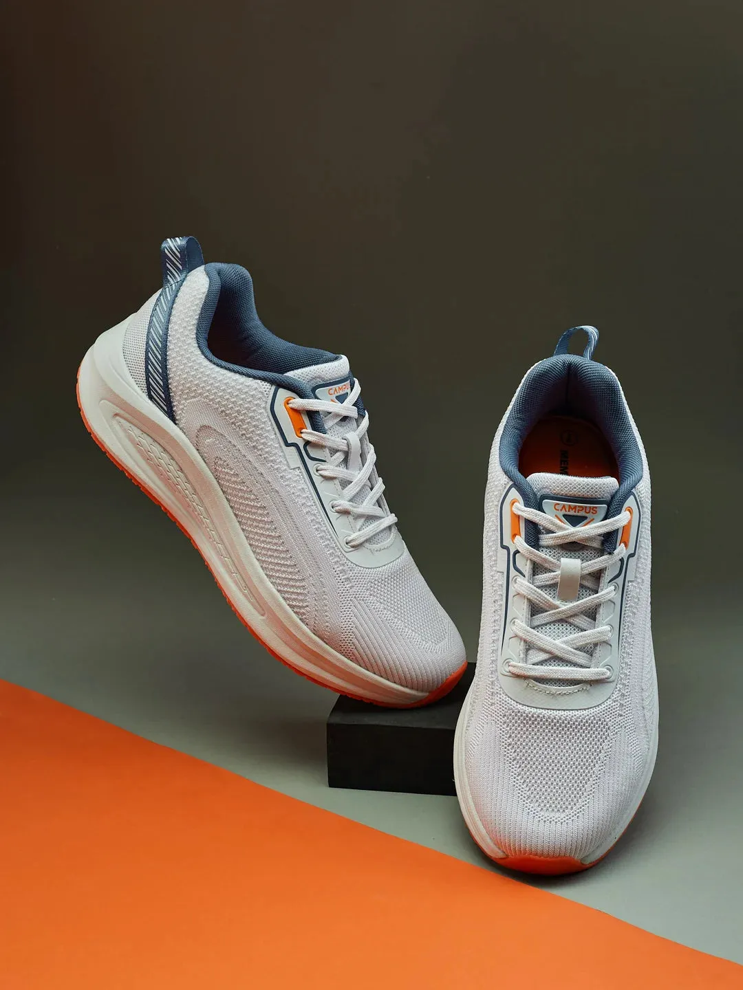 PLUSH White Men's Running Shoes