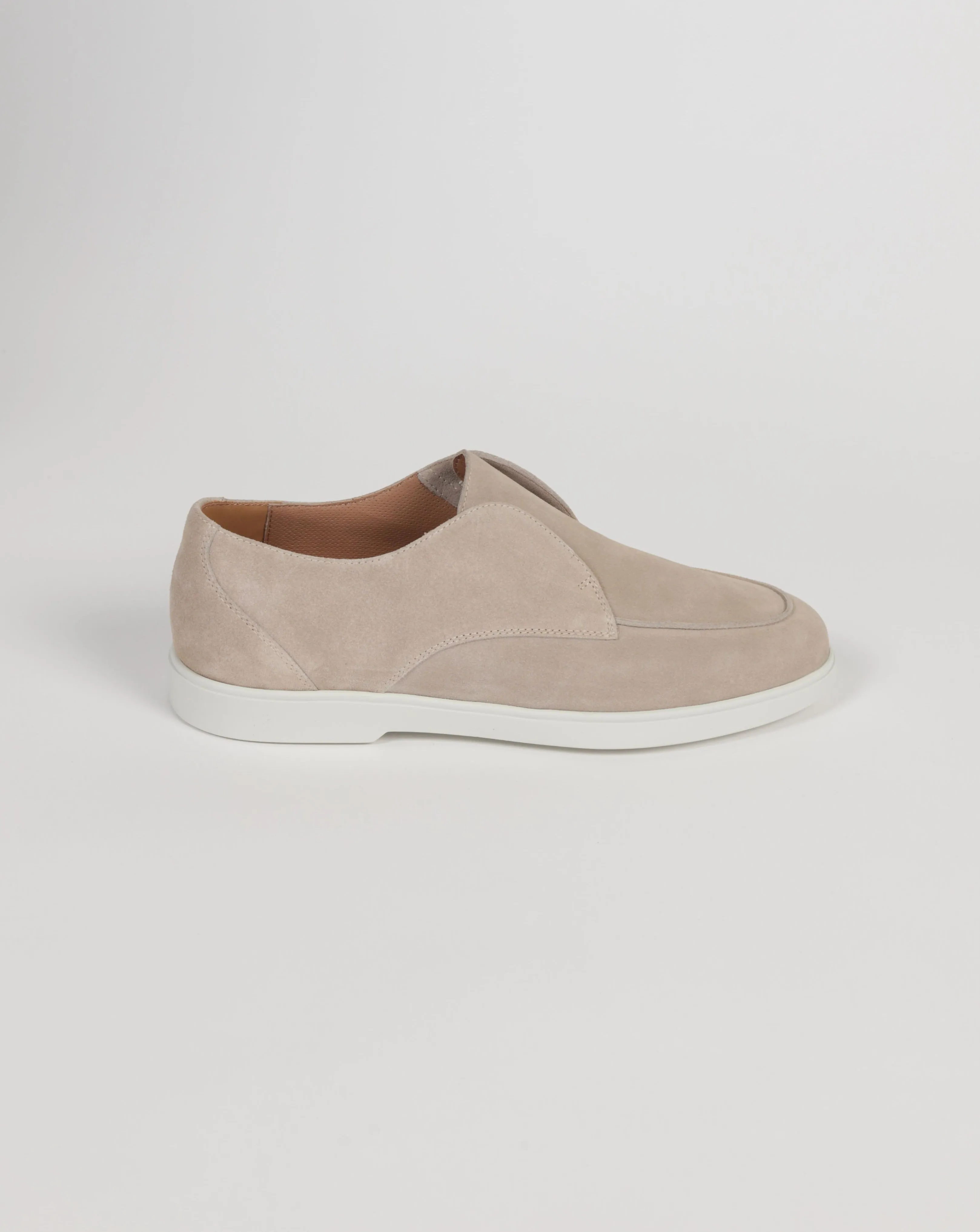 PS-U8040-H01 LOAFERS LUX SUEDE IVORY