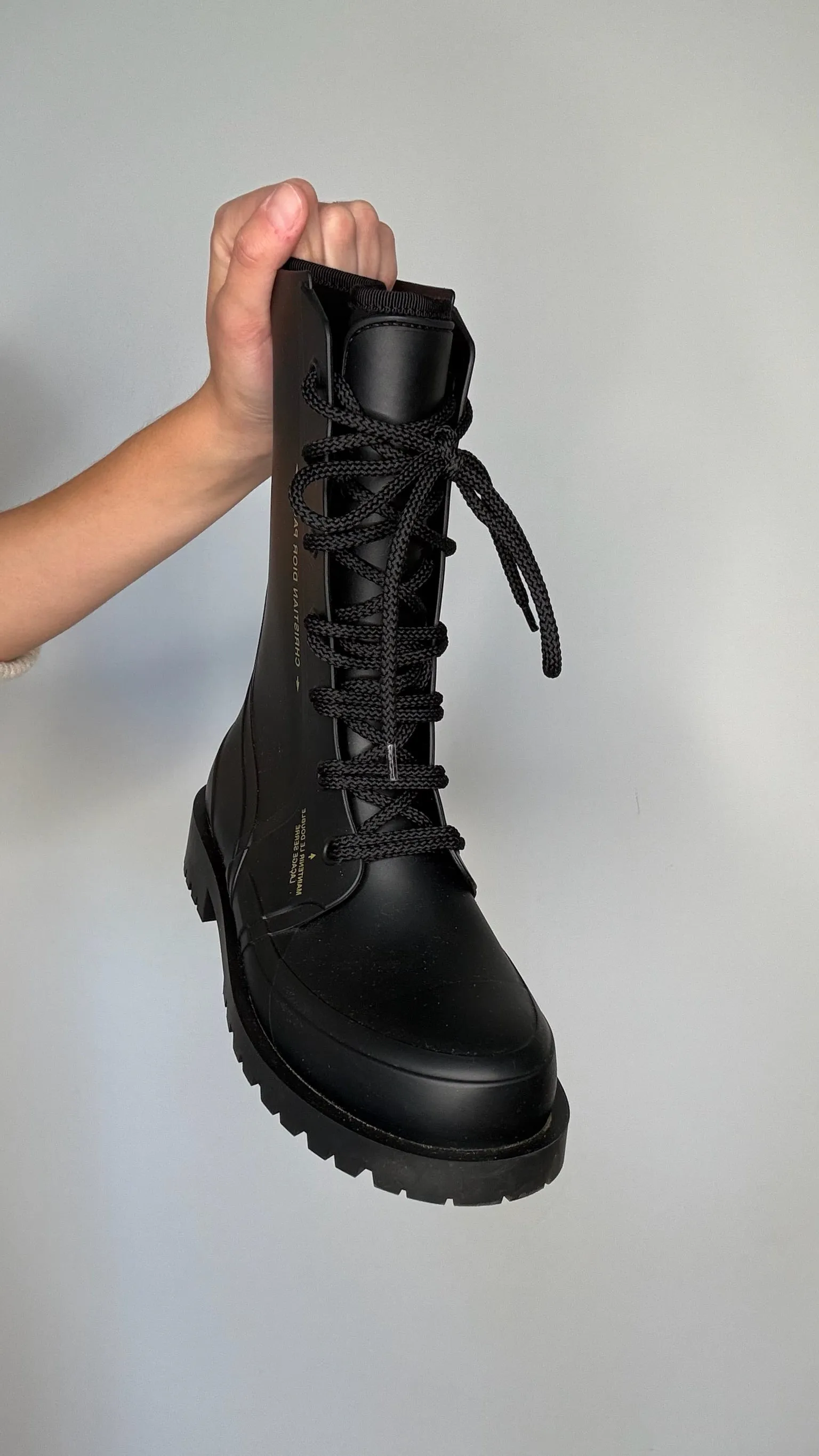 Rain/Combat Logo Boots - 8