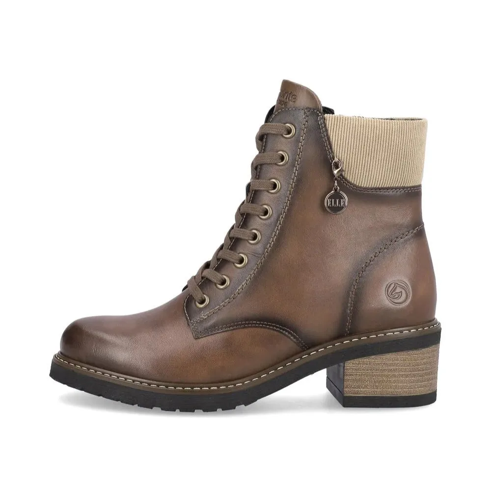 Remonte D1A70 Aida Chestnut Combat Boot (Women's)