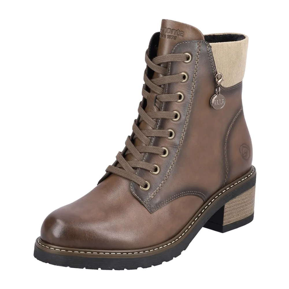 Remonte D1A70 Aida Chestnut Combat Boot (Women's)