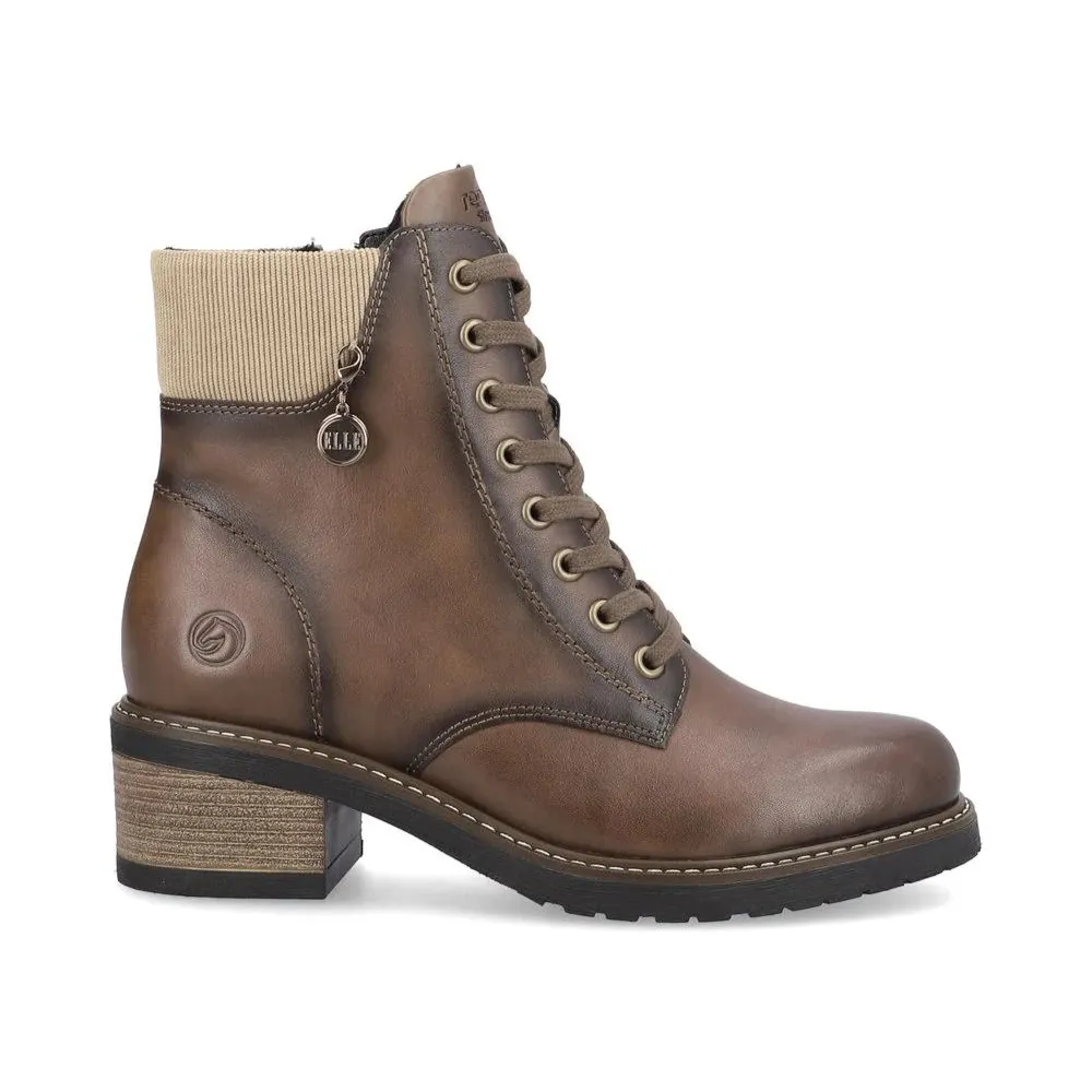 Remonte D1A70 Aida Chestnut Combat Boot (Women's)