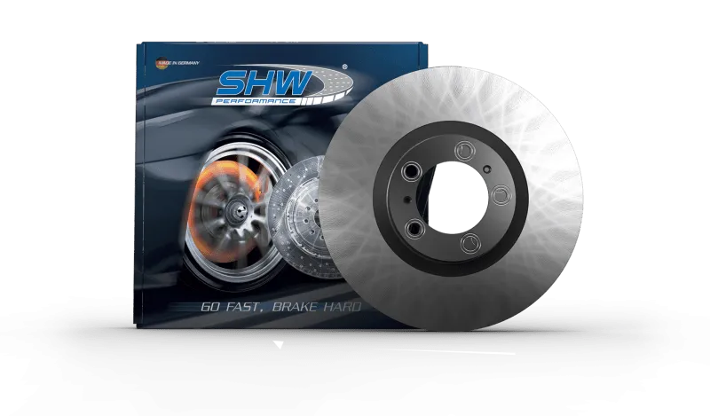 SHW 17-20 Porsche Panamera 4 3.0L w/18in Wheel Right Rear Smooth Monobloc Brake Rotor (971615602F)