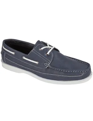 Skipper Slip On Boat Shoes In Navy