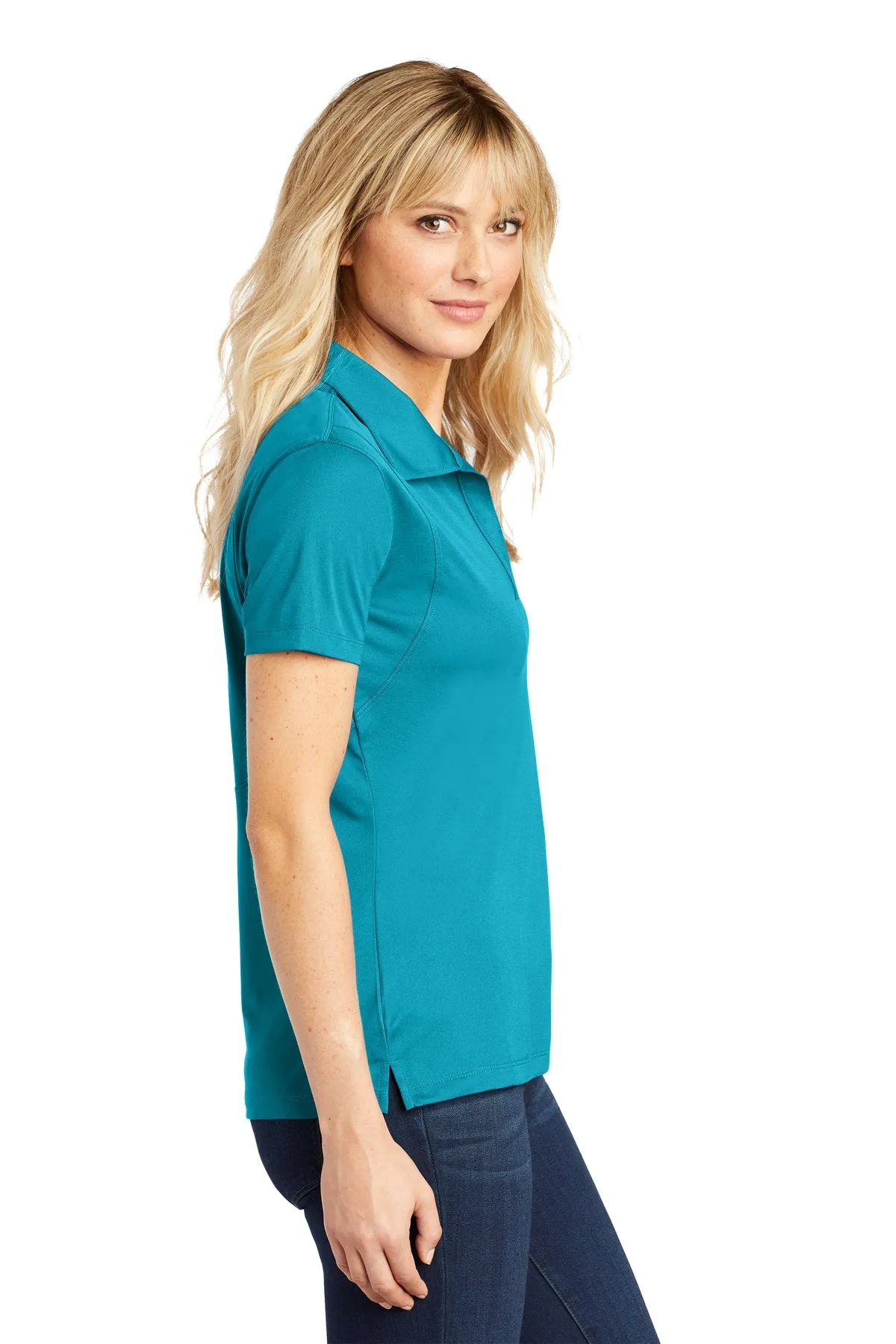 Sport-Tek Ladies Micropique Custom Sport-Wick Polos, Tropic Blue