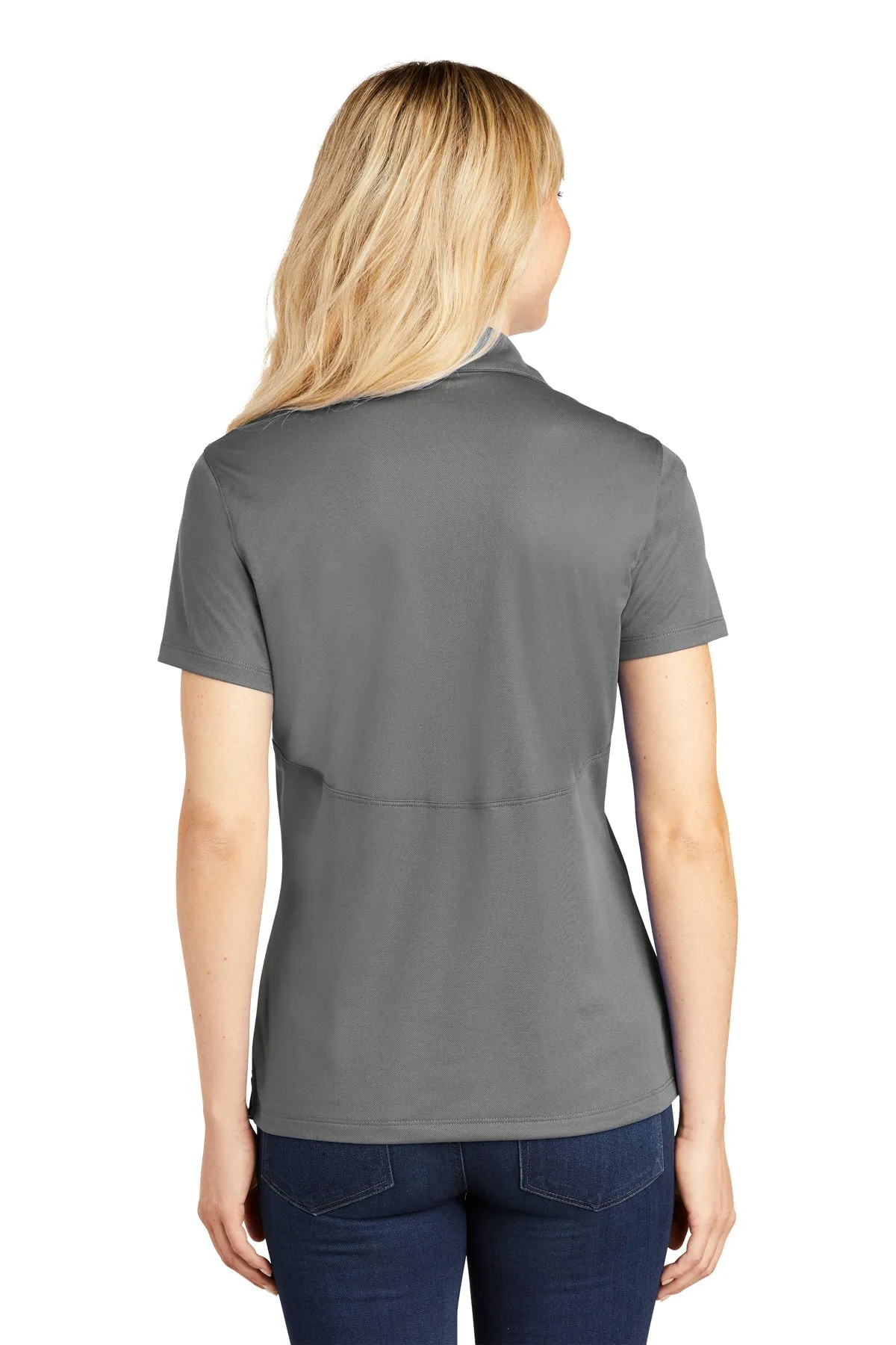 Sport-Tek Ladies Micropique Customized Sport-Wick Polos, Grey Concrete