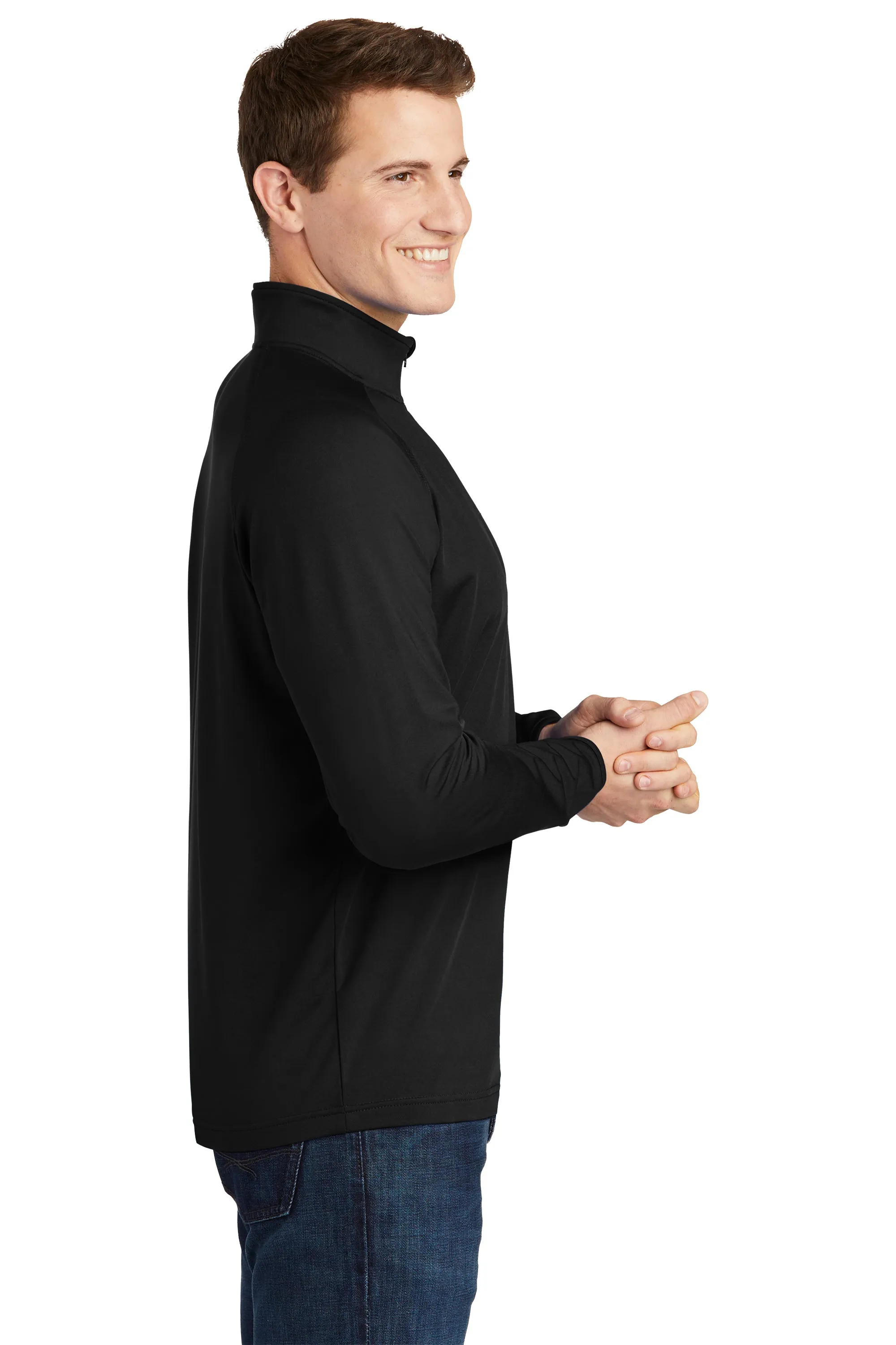 Sport-Tek® Sport-Wick® Stretch 1/2-Zip Pullover. ST850