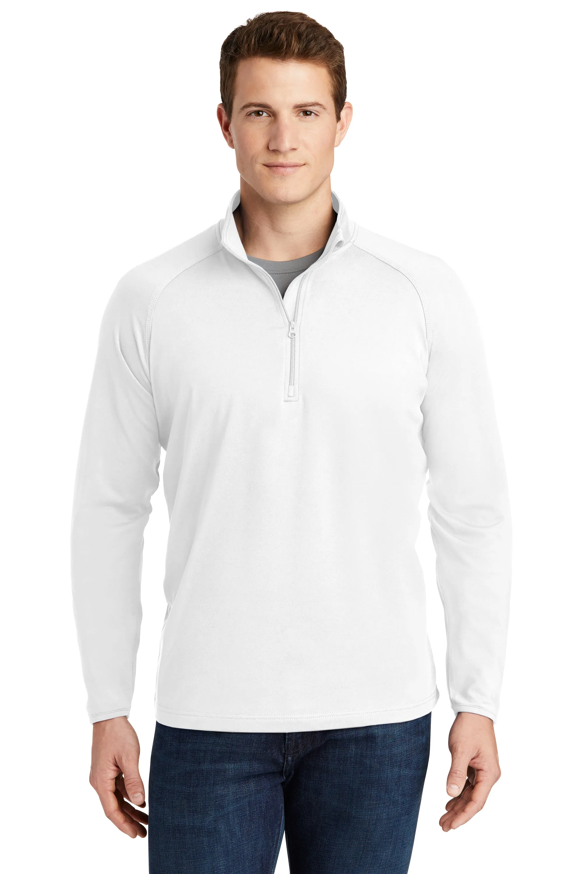 Sport-Tek® Sport-Wick® Stretch 1/2-Zip Pullover. ST850