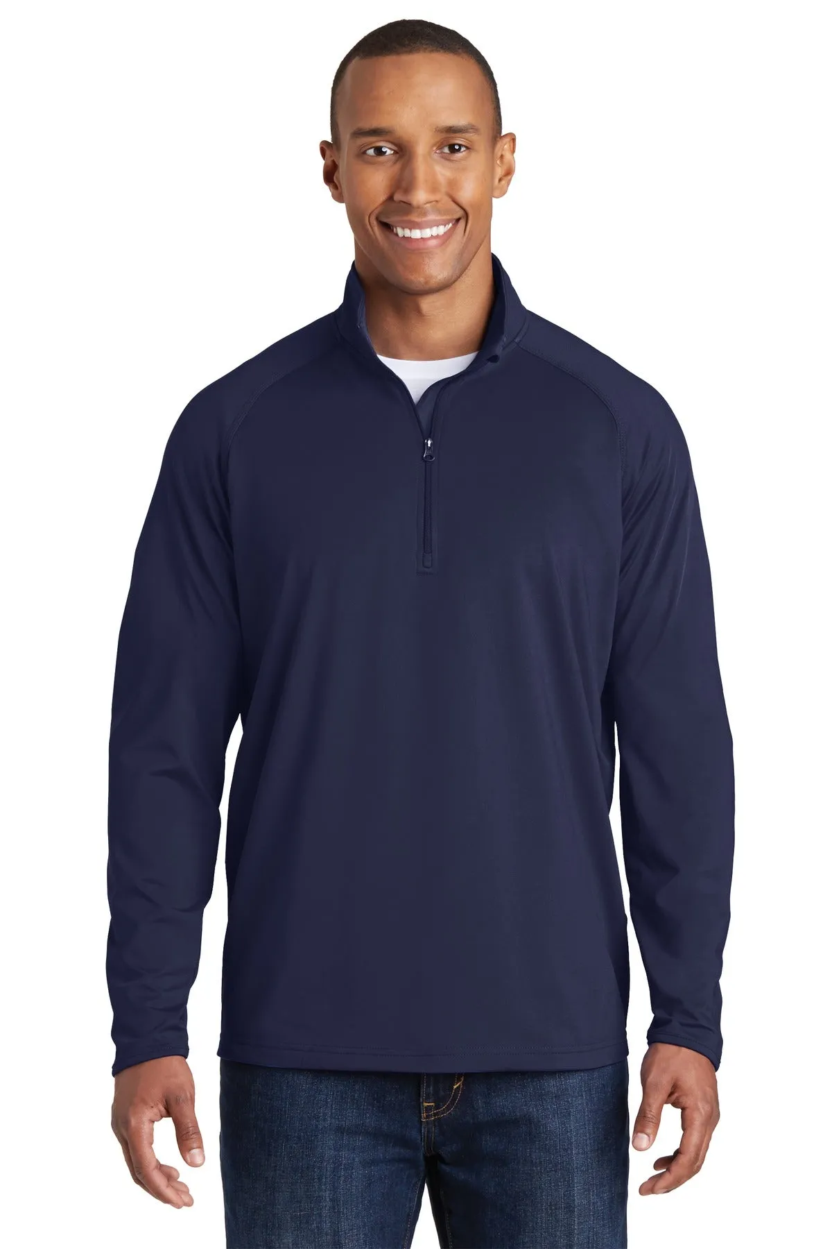 Sport-Tek® Tall Sport-Wick® Stretch 1/2-Zip Pullover. TST850