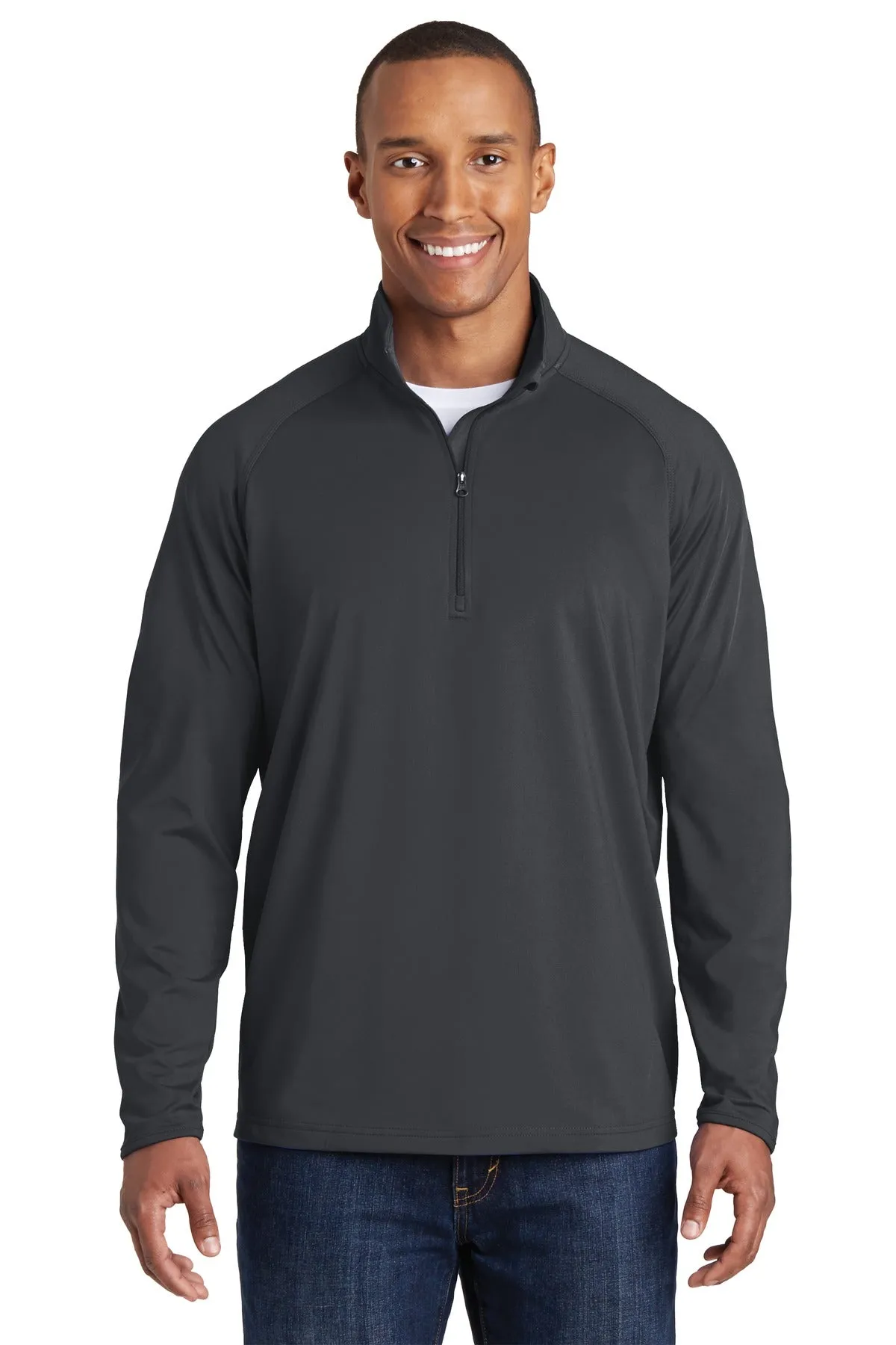 Sport-Tek® Tall Sport-Wick® Stretch 1/2-Zip Pullover. TST850