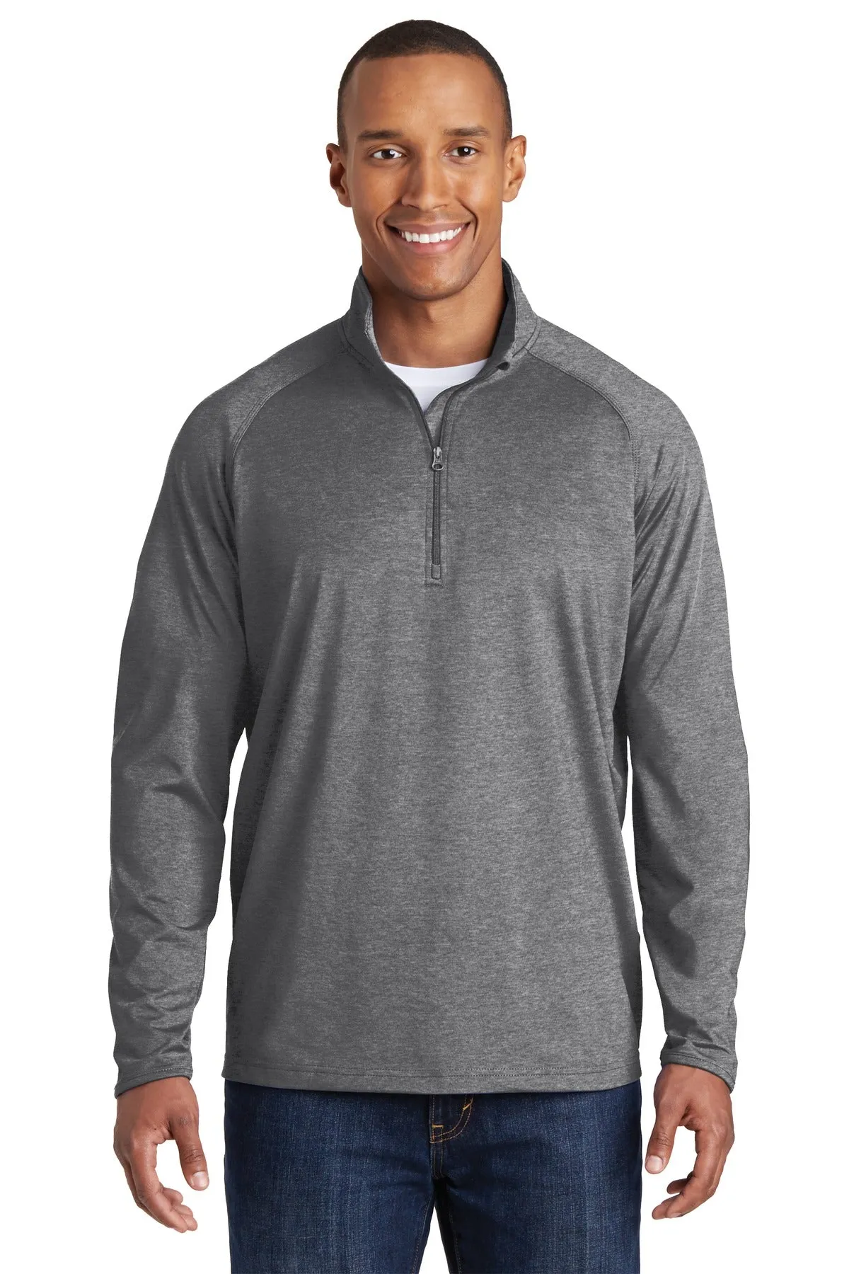 Sport-Tek® Tall Sport-Wick® Stretch 1/2-Zip Pullover. TST850