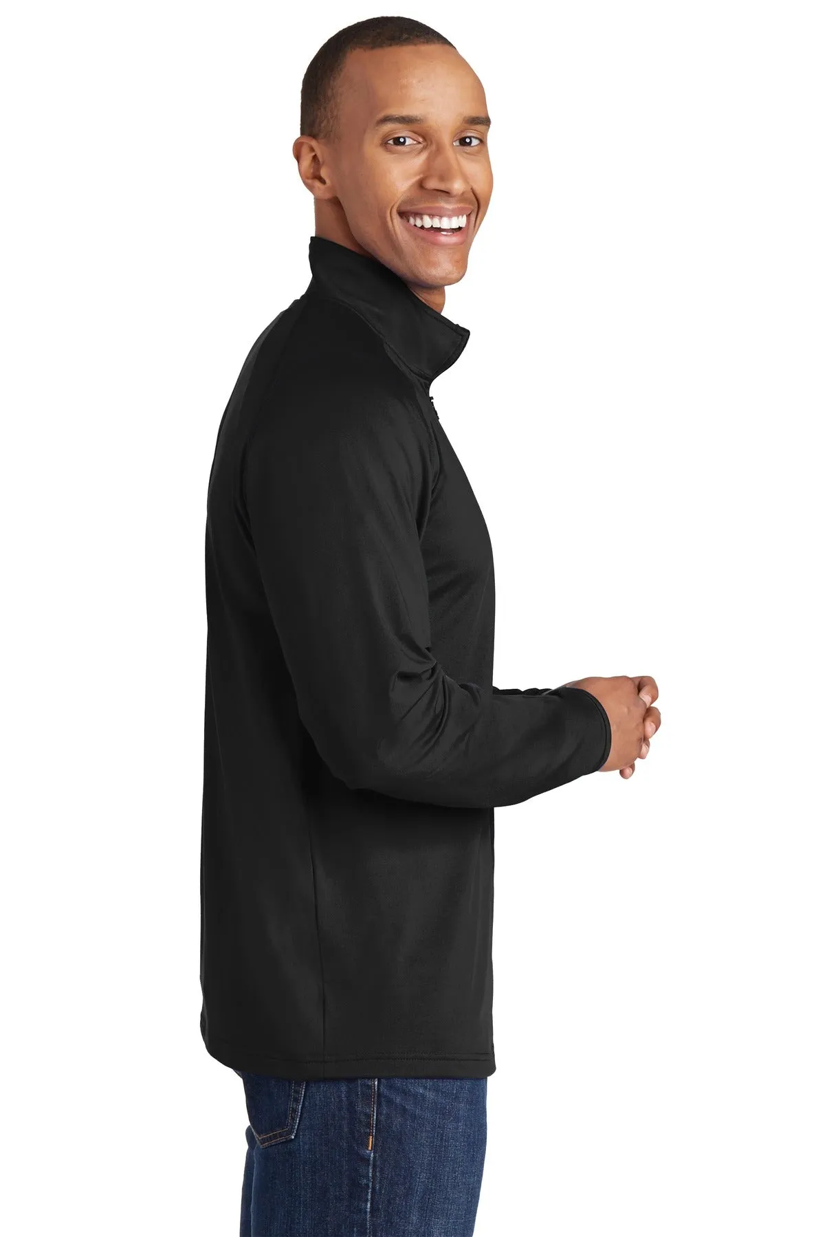 Sport-Tek® Tall Sport-Wick® Stretch 1/2-Zip Pullover. TST850