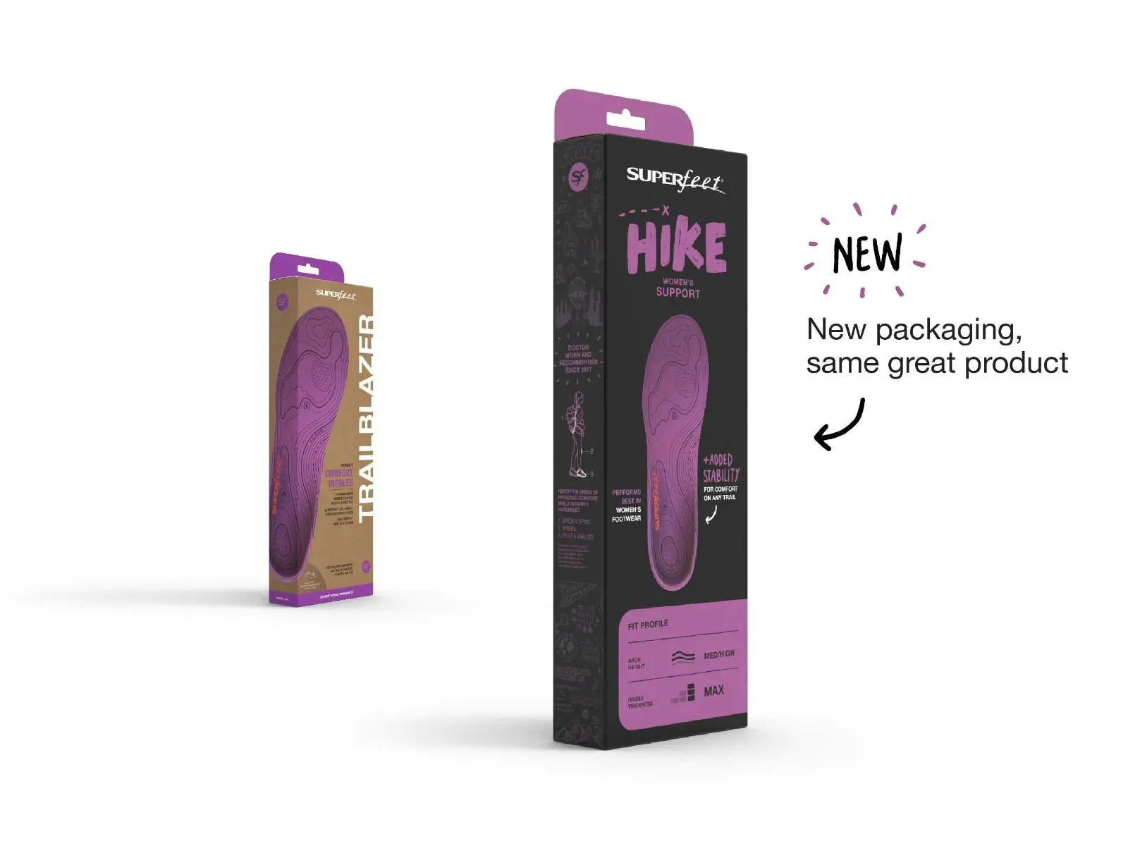 Superfeet Hike Womens Support Insoles