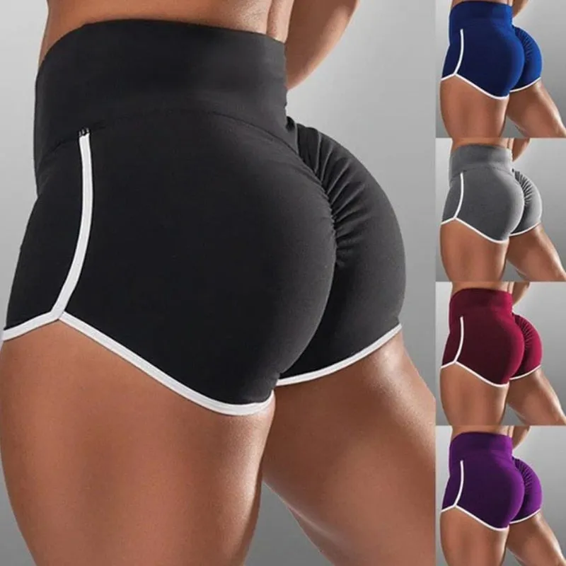 Trendy Gym High Waist Push Up Shorts